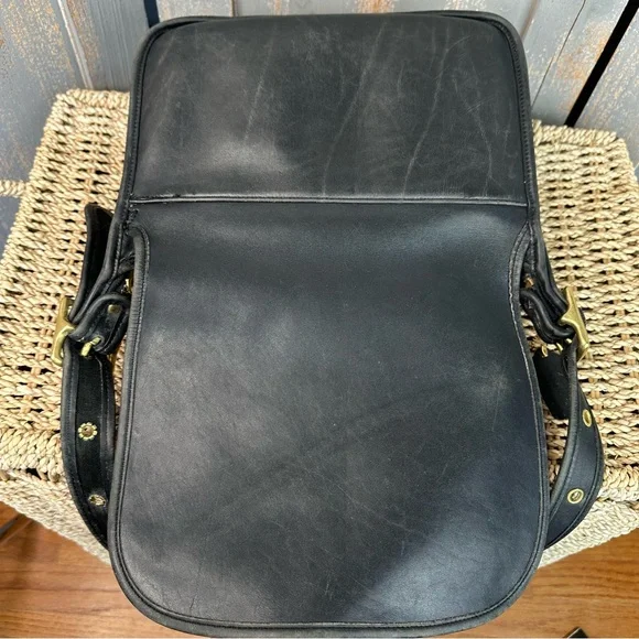 Coach Vintage Patricia's Legacy Saddle Bag 9951 Black - Picture 8 of 16